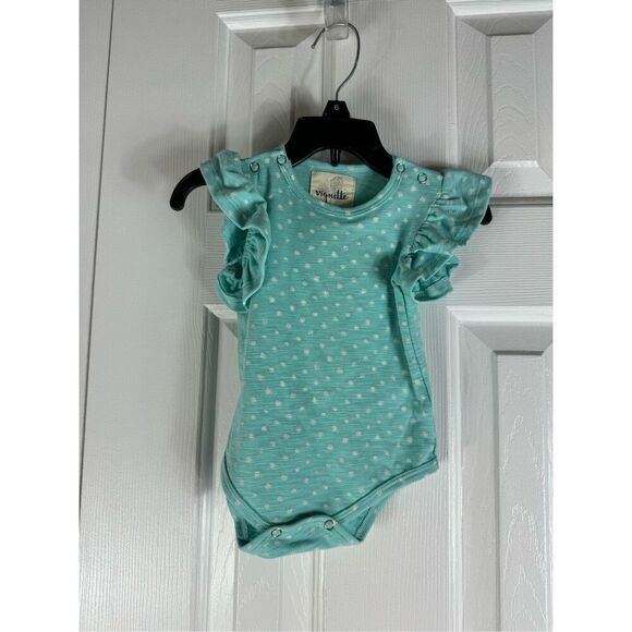 NWT Vignette Girls Flutter Bodysuit Size 3/6m - Picture 1 of 3